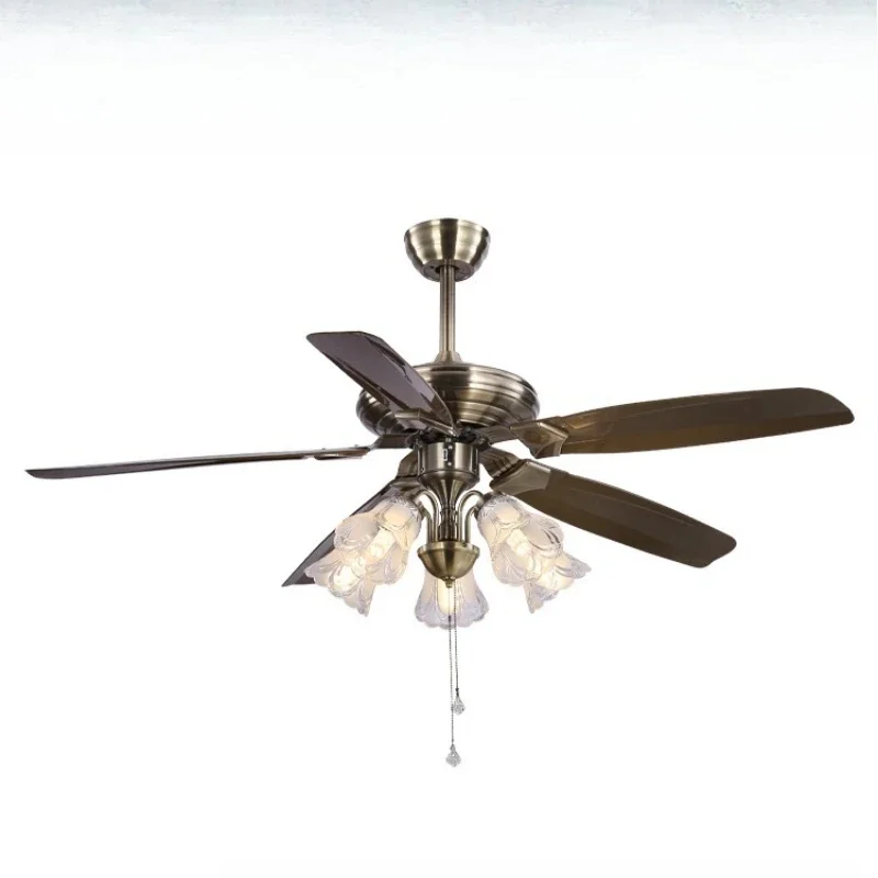 Flower Ones American retro restaurant fan light household electric integrated frequency
Flower Ones American retro restaurant fan light household electric integrated frequency