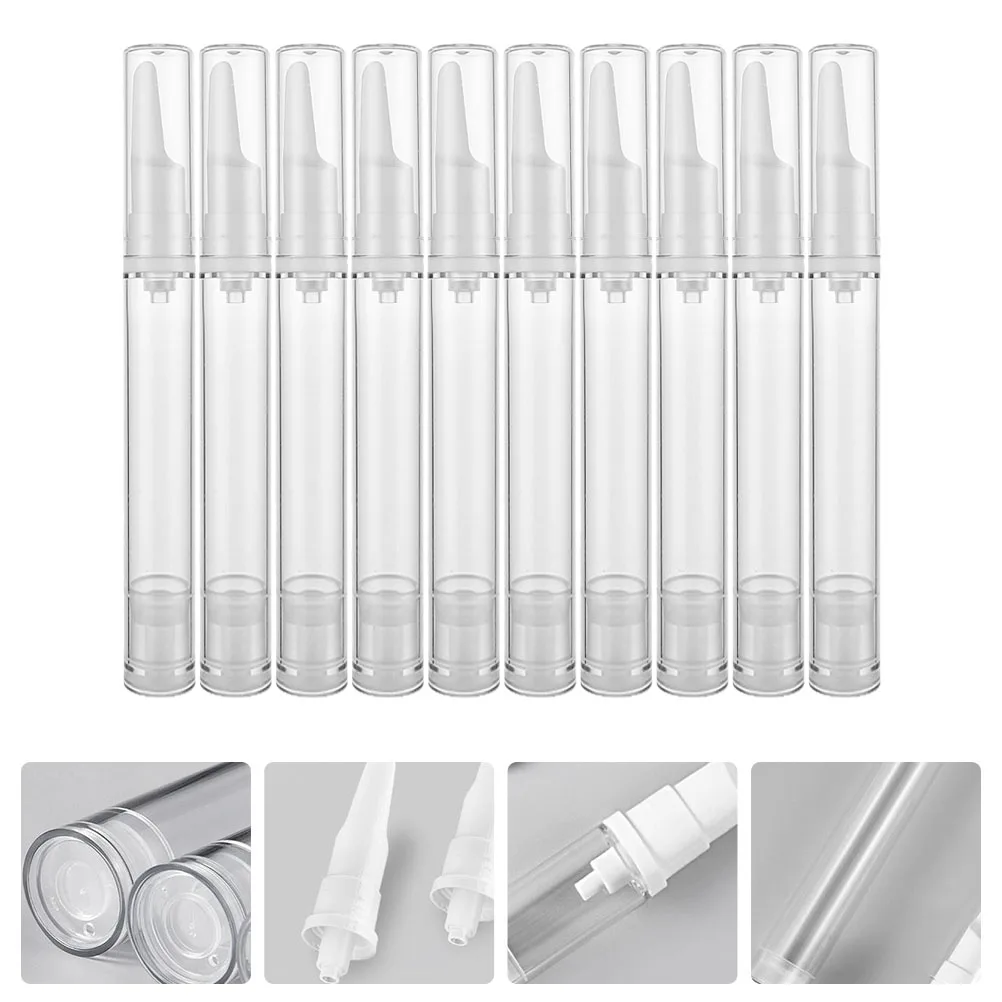 10pcs Clear Airless Bottles Vacuum Pump Dispenser For Eye Cream Serum Storage Travel Size Portable Skincare Tools Accessories
10pcs Clear Airless Bottles Vacuum Pump Dispenser For Eye Cream Serum Storage Travel Size Portable Skincare Tools Accessories