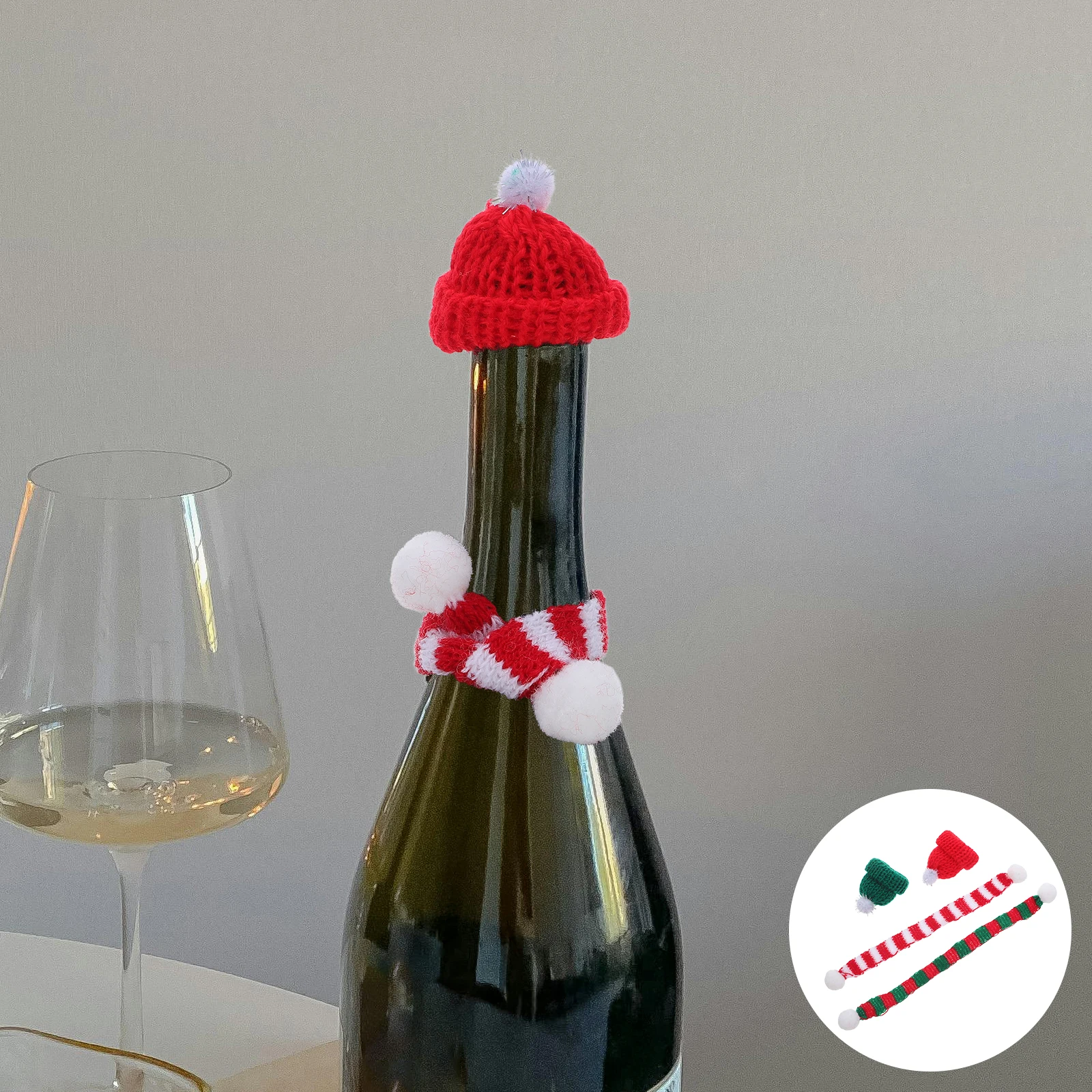 48Pcs Mini Christmas Hats for Crafts Wine Bottle Covers Knit DIY Art Decorations Holiday Party Home Xmas Tree Ornament Supplies
48Pcs Mini Christmas Hats for Crafts Wine Bottle Covers Knit DIY Art Decorations Holiday Party Home Xmas Tree Ornament Supplies