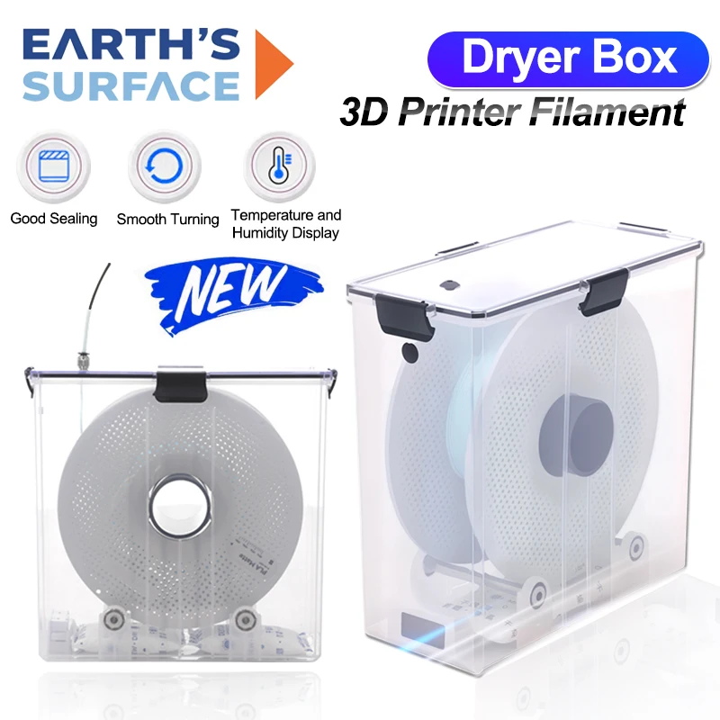 Коробка для сушки нити для 3D-принтера, новое обновление, уплотнение нити, влагостойкий, мониторинг в реальном времени, коробка для хранения инструментов для 3D-принтера
Коробка для сушки нити для 3D-принтера, новое обновление, уплотнение нити, влагостойкий, мониторинг в реальном времени, коробка для хранения инструментов для 3D-принтера
