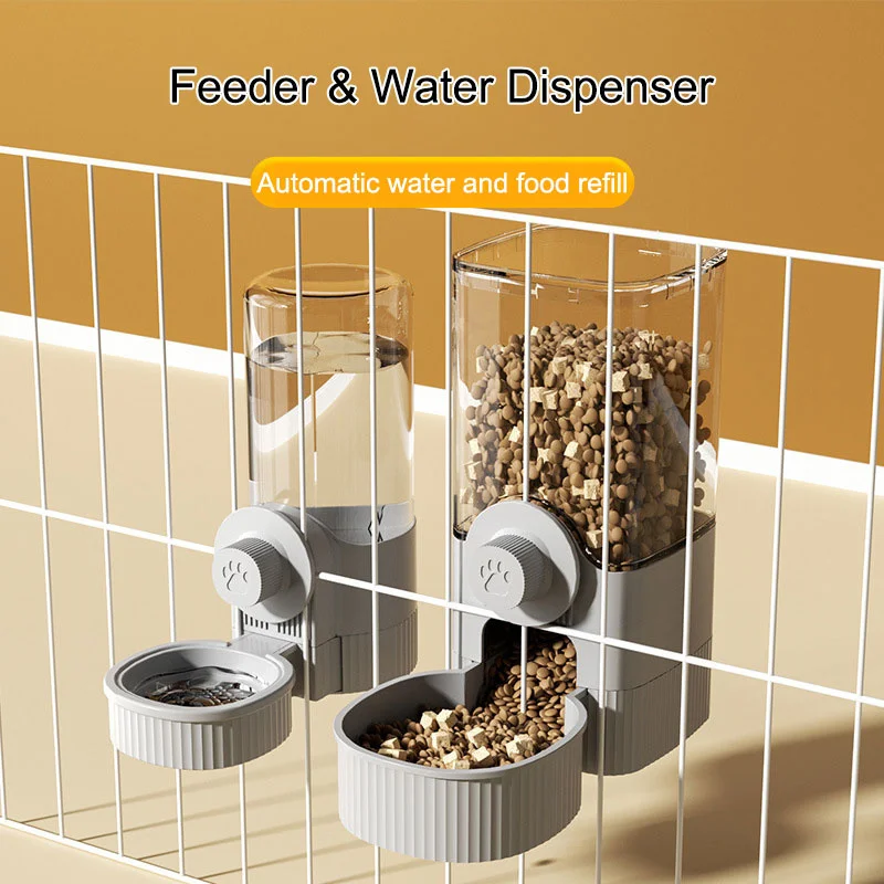 Hanging Gravity Rabbit Feeder Water Dispenser Set, Automatic Cat Food Dispenser For Cages Pet Foods Bowl
Hanging Gravity Rabbit Feeder Water Dispenser Set, Automatic Cat Food Dispenser For Cages Pet Foods Bowl