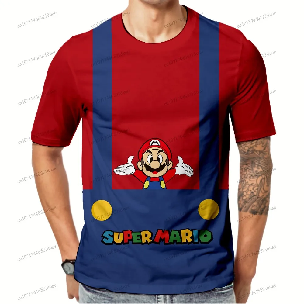 3D Print Super Mario Cartoon 2026 Summer Anime Figure Oversize Short Sleeve T-shirt Streetwear Clothing Quick Dry Men's T-shirts
3D Print Super Mario Cartoon 2026 Summer Anime Figure Oversize Short Sleeve T-shirt Streetwear Clothing Quick Dry Men's T-shirts