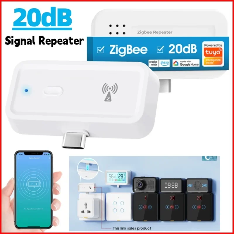 Smart Life ZigBee Signal Repeater Type C Wireless Extender Home Automation Signal Amplifier for Alexa Google for Zigbee Gateway
Smart Life ZigBee Signal Repeater Type C Wireless Extender Home Automation Signal Amplifier for Alexa Google for Zigbee Gateway