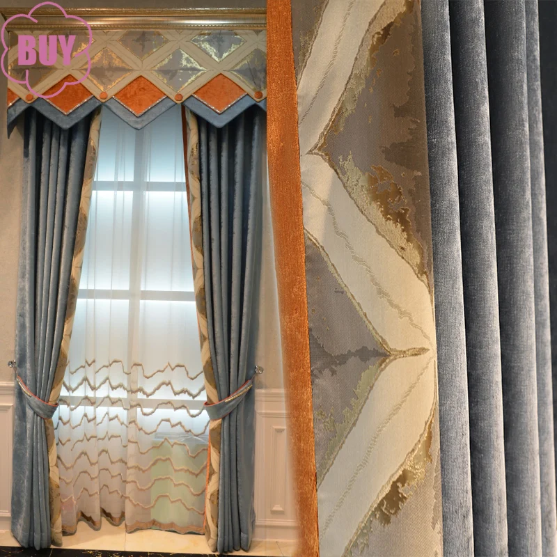 Polygonal Jacquard Stitching Thickened Blackout Chenille Curtains for Bedroom Living Room Villa Customized French Window Balcony
Polygonal Jacquard Stitching Thickened Blackout Chenille Curtains for Bedroom Living Room Villa Customized French Window Balcony