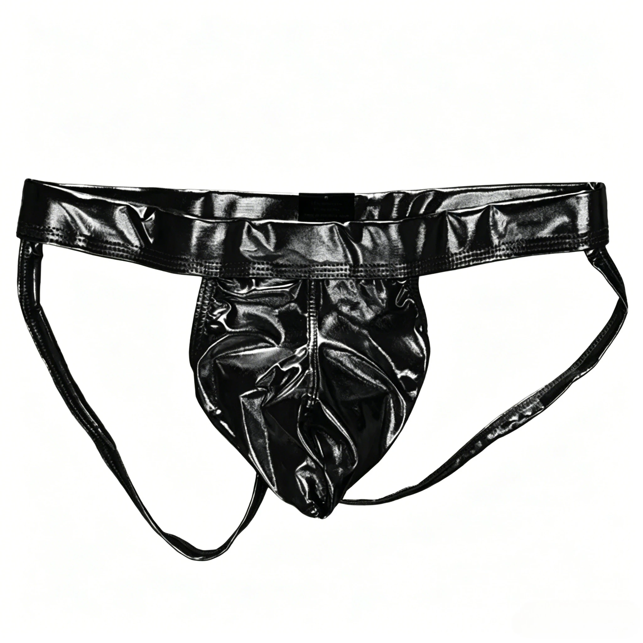 Men's Sexy Jockstrap PU Leather Shiny T Back Thong Sissy U Convex Pouch Backless Hip Underwear Gays Erotic Butt Expose Underpant
Men's Sexy Jockstrap PU Leather Shiny T Back Thong Sissy U Convex Pouch Backless Hip Underwear Gays Erotic Butt Expose Underpant