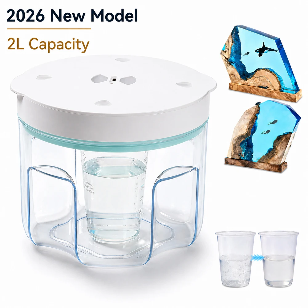 Resin Bubble Removal Machine 99% Bubble Removal Rate Large-Capacity Epoxy Resin Airless System Ideal for DIY Crafts Jewelry Make
Resin Bubble Removal Machine 99% Bubble Removal Rate Large-Capacity Epoxy Resin Airless System Ideal for DIY Crafts Jewelry Make