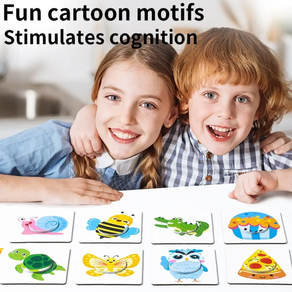 Paper Kids Wooden Matching Toys Food Cognitive Animal Pattern 3D Puzzle Board Game DIY Portable Graph Card Matching Games
Paper Kids Wooden Matching Toys Food Cognitive Animal Pattern 3D Puzzle Board Game DIY Portable Graph Card Matching Games