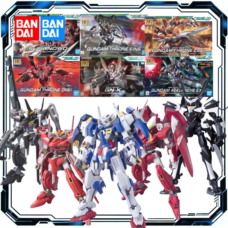 Bandai HG 1/144 Throne Eins Throne Zwei Drei GN-X Susanowo Avalanche Exia Model Kit Action Figure Gundam Anime Figures Gift
Bandai HG 1/144 Throne Eins Throne Zwei Drei GN-X Susanowo Avalanche Exia Model Kit Action Figure Gundam Anime Figures Gift
