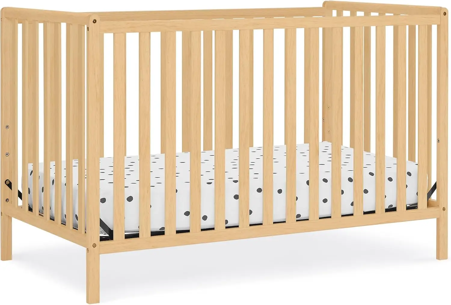 4-in-1 Convertible Crib for Babies, Adjustable Height and Safe Non-Toxic Design in Natural Wood Finish
4-in-1 Convertible Crib for Babies, Adjustable Height and Safe Non-Toxic Design in Natural Wood Finish