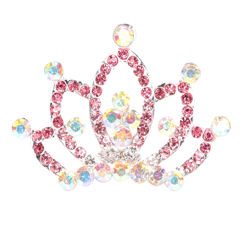 Rhinestone Hair Comb Diamond Crown Hairpin Korean Version Accessories Pink Child
Rhinestone Hair Comb Diamond Crown Hairpin Korean Version Accessories Pink Child
