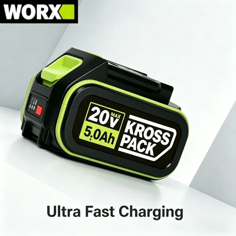 Worx 20V battery with high capacity of 6.0Ah is suitable for cordless power tools such as WA3023 WA3016 WA3027 WA3054 WA3055
Worx 20V battery with high capacity of 6.0Ah is suitable for cordless power tools such as WA3023 WA3016 WA3027 WA3054 WA3055