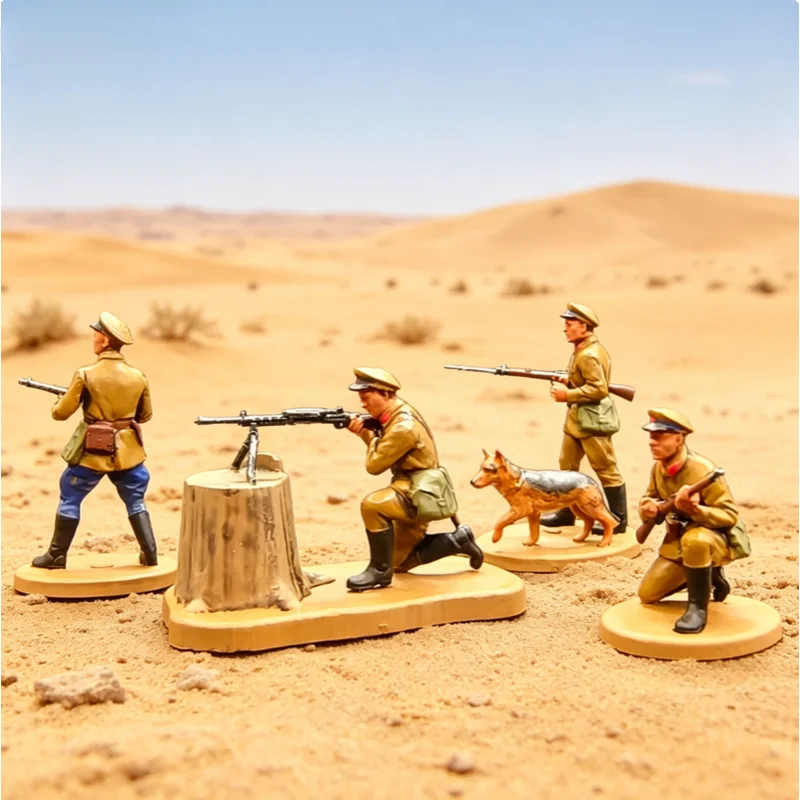 1:72 Scale Model Resin 4Pcs Soviet Border Patrol Troops Soldiers With Dog DIY Scene Accessory Collection Display Gifts Toys Fan
1:72 Scale Model Resin 4Pcs Soviet Border Patrol Troops Soldiers With Dog DIY Scene Accessory Collection Display Gifts Toys Fan