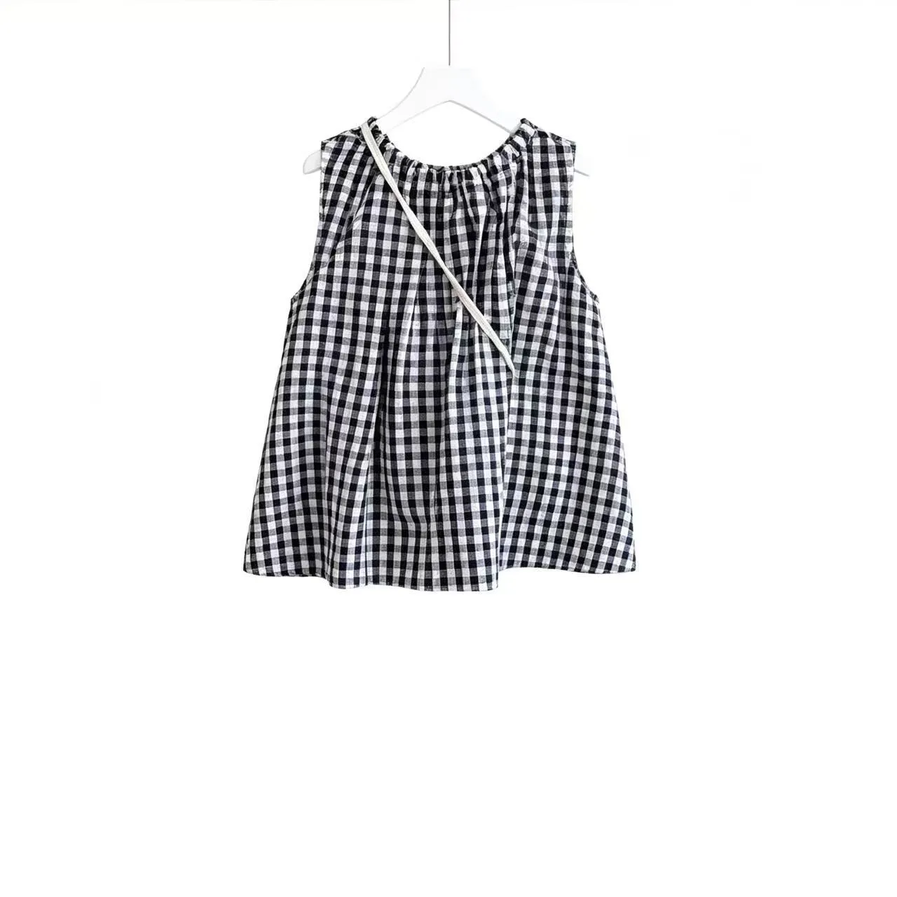 Summer Girls' Set Fashion 2026 New Children's Cotton Plaid Sleeveless Shirt+skirt Two-piece Set
Summer Girls' Set Fashion 2026 New Children's Cotton Plaid Sleeveless Shirt+skirt Two-piece Set