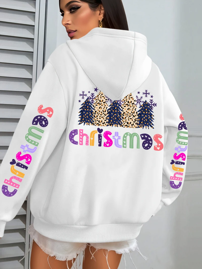 Толстовка с принтом леопардовых деревьев и Рождеством, женская универсальная уличная одежда в стиле хип-хоп, повседневные свободные толстовки, флисовая осенняя женская толстовка
Толстовка с принтом леопардовых деревьев и Рождеством, женская универсальная уличная одежда в стиле хип-хоп, повседневные свободные толстовки, флисовая осенняя женская толстовка