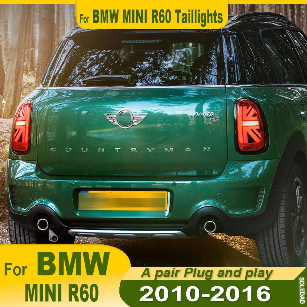 2pcs LED Tail light Assembly for Mini Countryman R60 Rear Lights 2010-2016 LED Running Light Turn Signal Brake Reverse Fog Light
2pcs LED Tail light Assembly for Mini Countryman R60 Rear Lights 2010-2016 LED Running Light Turn Signal Brake Reverse Fog Light