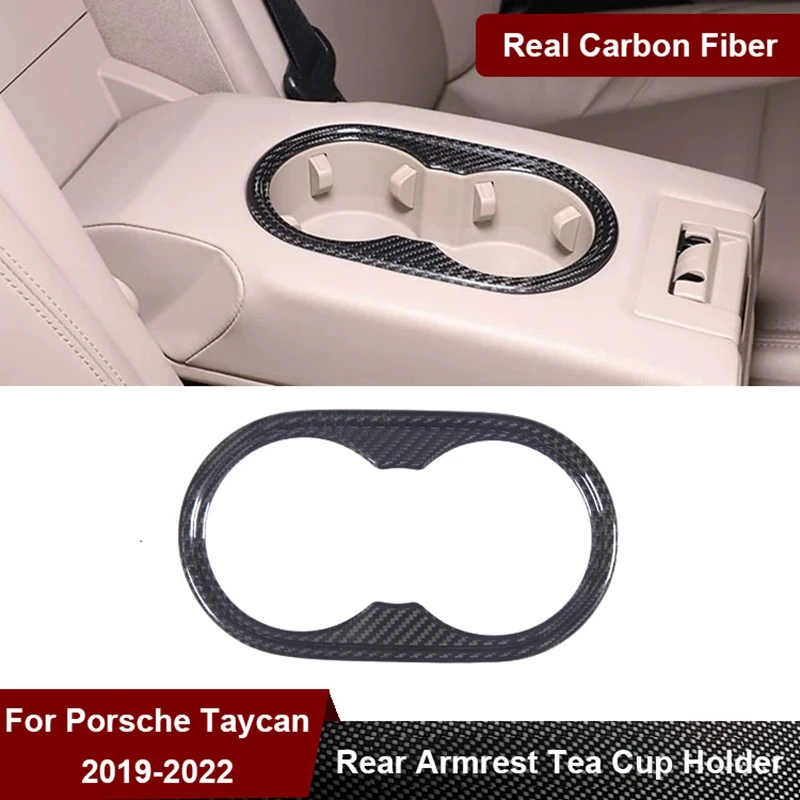 Для Porsche Taycan 2019 2020 2021 2022, задний подлокотник из настоящего углеродного волокна, держатель для чашки, рамка, накладка, аксессуары для салона автомобиля
Для Porsche Taycan 2019 2020 2021 2022, задний подлокотник из настоящего углеродного волокна, держатель для чашки, рамка, накладка, аксессуары для салона автомобиля