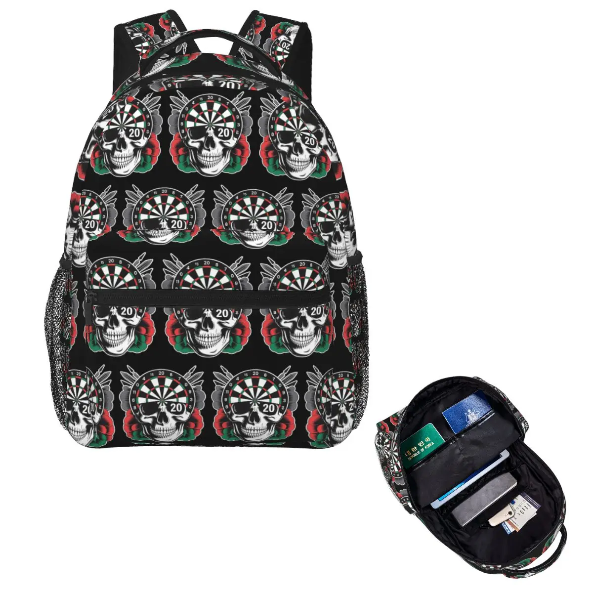 Darts Board Skull Darts Players Student Backpack School Bag Hiking Travel Daypack for Boys Girls Fashion Bookbag Shoulder Bags
Darts Board Skull Darts Players Student Backpack School Bag Hiking Travel Daypack for Boys Girls Fashion Bookbag Shoulder Bags
