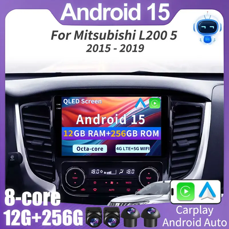 Android 15 Car Radio Audio For Mitsubishi L200 5 TRITON 2015-2019 4G Carplay BT 8core WIFI Car Radio Multimedia Player Qualcomm
Android 15 Car Radio Audio For Mitsubishi L200 5 TRITON 2015-2019 4G Carplay BT 8core WIFI Car Radio Multimedia Player Qualcomm