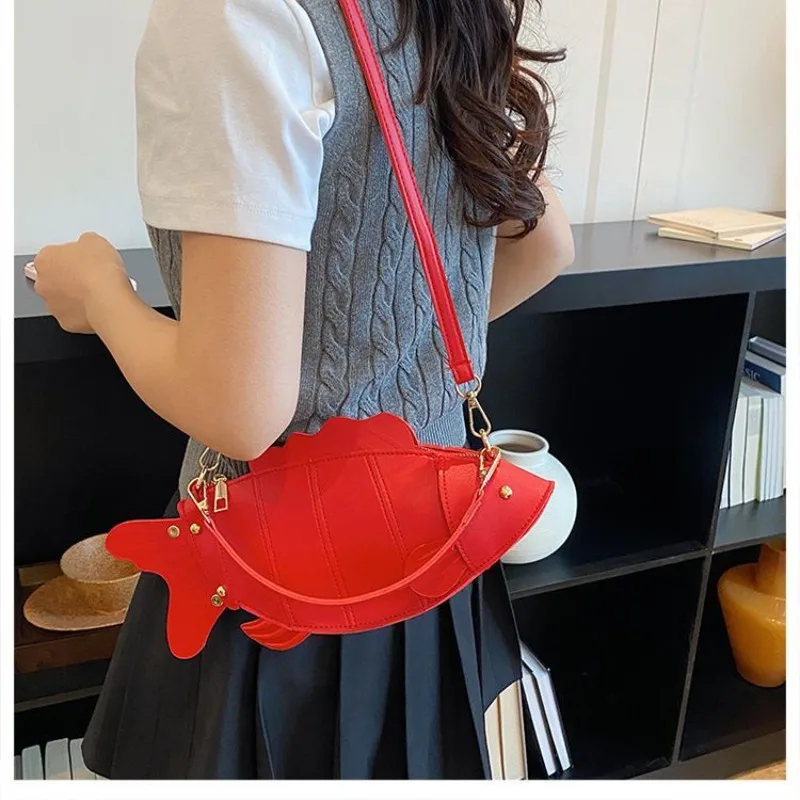Small Fish Bag 2026 Summer Cute Handbag New Messenger Bag Korean Version Lobster Fashion Personality Funny Single Shoulder Girl
Small Fish Bag 2026 Summer Cute Handbag New Messenger Bag Korean Version Lobster Fashion Personality Funny Single Shoulder Girl