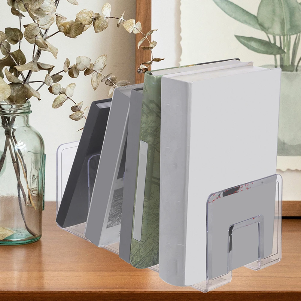 2pcs File Storage Rack Bookend Plastic Desk ganizer Transparent Clear Home Office Bookends for Shelf Decorative Storage Holder
2pcs File Storage Rack Bookend Plastic Desk ganizer Transparent Clear Home Office Bookends for Shelf Decorative Storage Holder