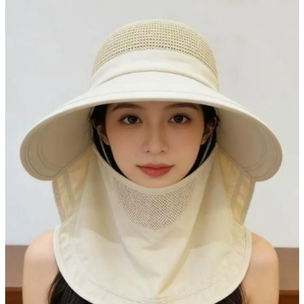 Summer New Sun Protection Hat Women Full Face and Neck Cover Outdoor Cap for Climbing, Outdoor Activities, Beach Sun Protection
Summer New Sun Protection Hat Women Full Face and Neck Cover Outdoor Cap for Climbing, Outdoor Activities, Beach Sun Protection
