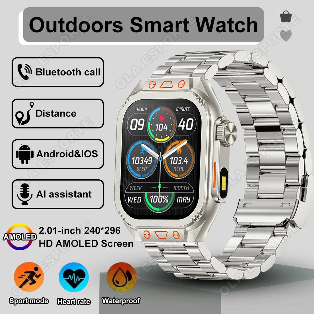 Новые умные часы 300 мАч с длительным сроком службы батареи для мужчин и женщин, фитнеса, спорта, Bluetooth-вызов, водонепроницаемые, 2,01 дюйма, полностью сенсорные умные часы
Новые умные часы 300 мАч с длительным сроком службы батареи для мужчин и женщин, фитнеса, спорта, Bluetooth-вызов, водонепроницаемые, 2,01 дюйма, полностью сенсорные умные часы