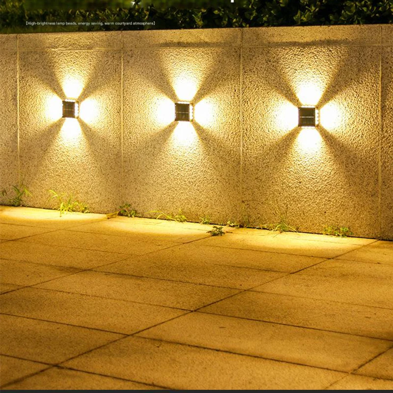 Solar Wall Lights Outdoor Waterproof Solar Fence Light Up and Down Waterproof Dusk to Dawn Lighting for Step Patio Garden Vila
Solar Wall Lights Outdoor Waterproof Solar Fence Light Up and Down Waterproof Dusk to Dawn Lighting for Step Patio Garden Vila