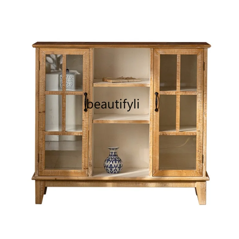 Solid Wood Light Luxury Dining Side Locker Storage Cabinet Wine Cabinet Wall Side Integrated Wall Living Room Showcase
Solid Wood Light Luxury Dining Side Locker Storage Cabinet Wine Cabinet Wall Side Integrated Wall Living Room Showcase