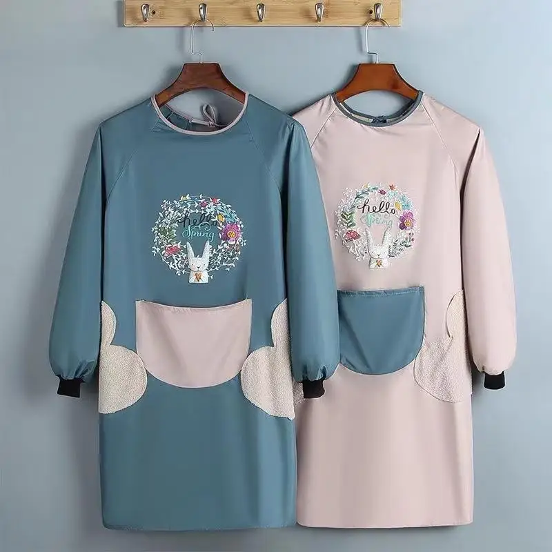 Thickened Oilproof Apron with Sleeves for Cooking Hand Wiping Full Body Protection Reversal Design Long Sleeve Overgarment
Thickened Oilproof Apron with Sleeves for Cooking Hand Wiping Full Body Protection Reversal Design Long Sleeve Overgarment
