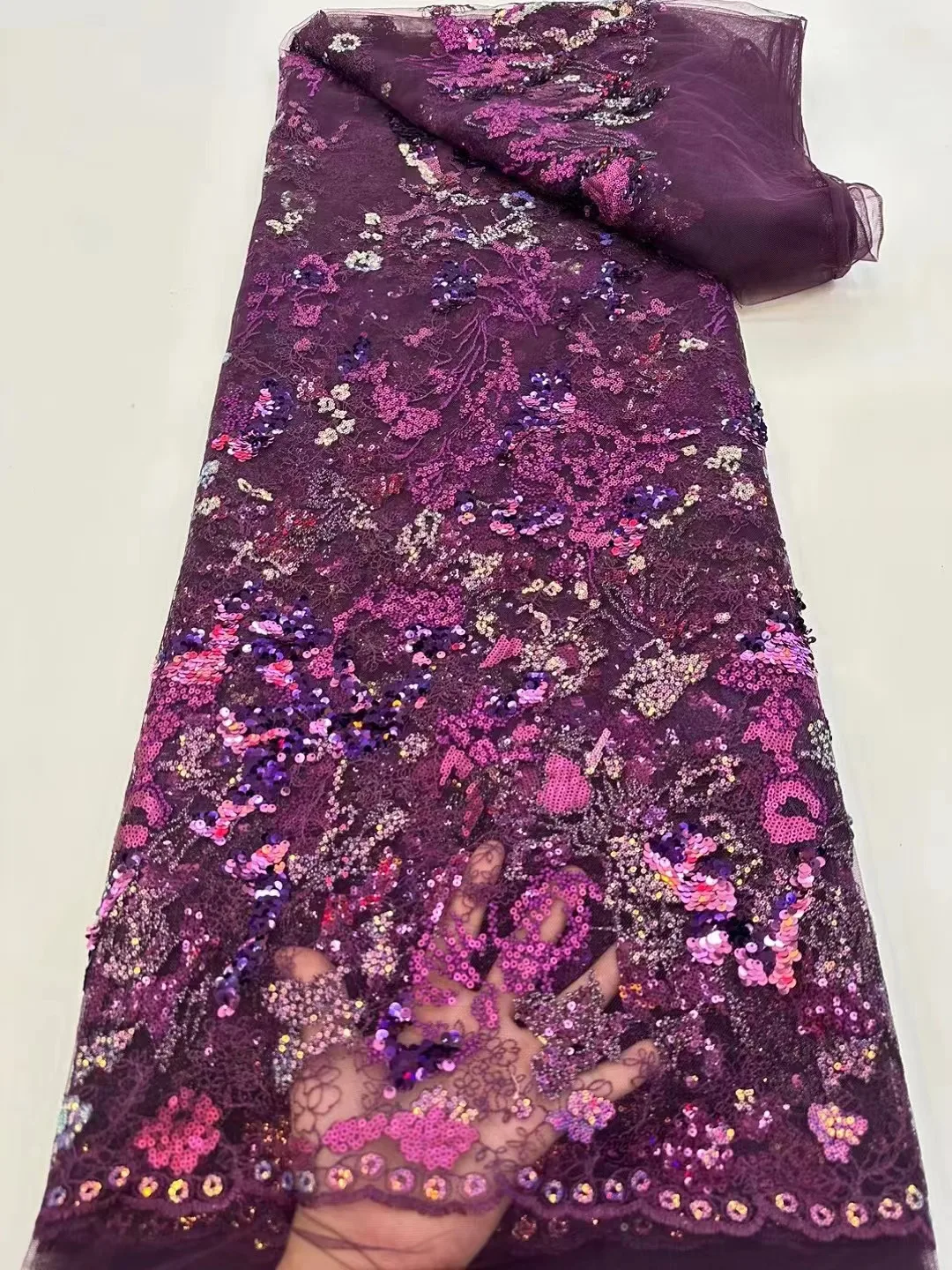 African Sequins Beaded Lace Fabric for Groom Sewing, Nigerian Wedding, Bridal Embroidery, French Tulle, High Quality, Luxury
African Sequins Beaded Lace Fabric for Groom Sewing, Nigerian Wedding, Bridal Embroidery, French Tulle, High Quality, Luxury