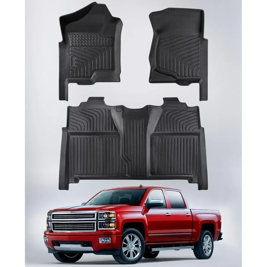 Floor Mats for Chevy Silverado amp for GMC Sierra 1500 Accessories Crewcab 20072013, 2500HD 3500HD Crewcab Floor Liner for Silve
Floor Mats for Chevy Silverado amp for GMC Sierra 1500 Accessories Crewcab 20072013, 2500HD 3500HD Crewcab Floor Liner for Silve