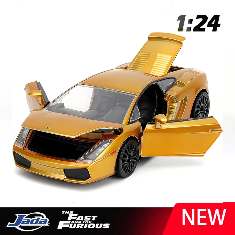 JADA 1:24 Fast & Furious Gallardo, легкосплавный автомобиль, литье под давлением и игрушечный транспорт, модель автомобиля, миниатюрная масштабная модель автомобиля для детей
JADA 1:24 Fast & Furious Gallardo, легкосплавный автомобиль, литье под давлением и игрушечный транспорт, модель автомобиля, миниатюрная масштабная модель автомобиля для детей