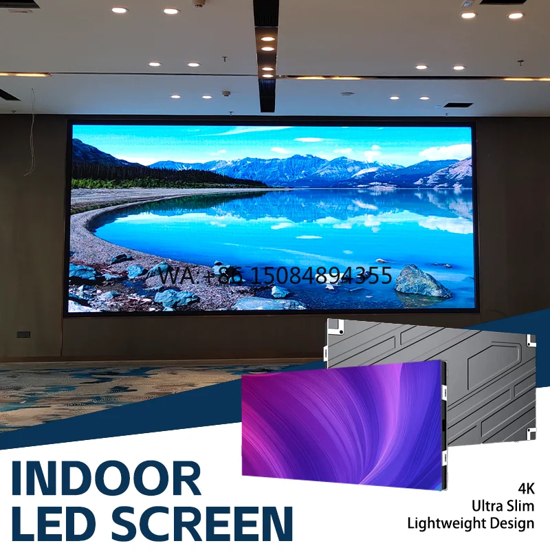 High RefreshP1.2 P1.5 P1.8 P2 P2.5 Indoor Fine Pitch LED Module 4K Video Wall
High RefreshP1.2 P1.5 P1.8 P2 P2.5 Indoor Fine Pitch LED Module 4K Video Wall
