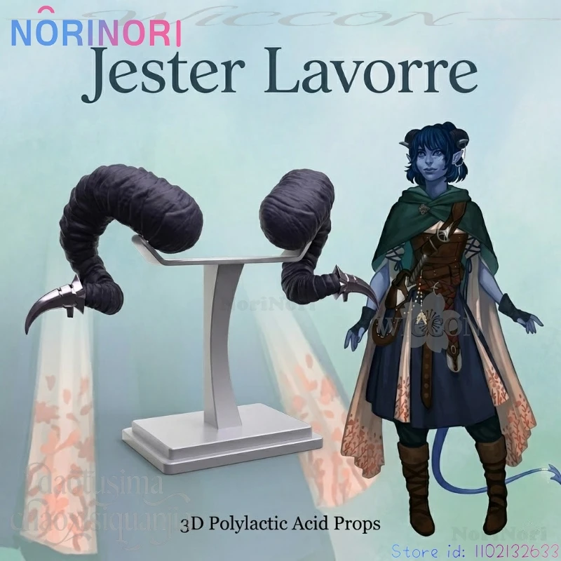 Jester Lavorre Cosplay Anime Criticalal Game Role Demon Dragon 3D Polylactic Acid Horn Props Accessories 코스프레 Headwear Halloween
Jester Lavorre Cosplay Anime Criticalal Game Role Demon Dragon 3D Polylactic Acid Horn Props Accessories 코스프레 Headwear Halloween