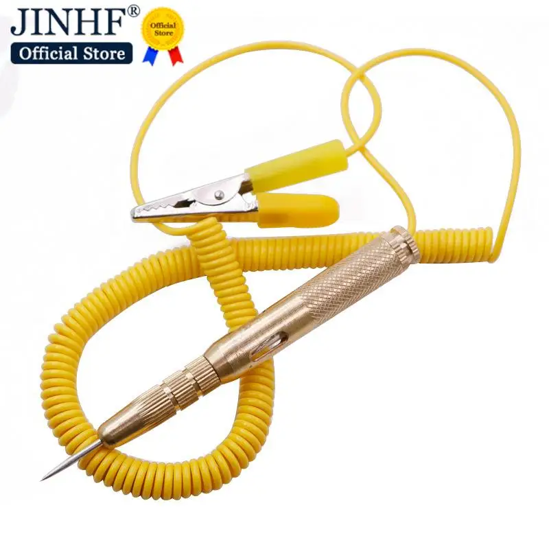 6V 12V 24V Auto DC Copper Car Light Circuit Tester Lamp Voltage Test Pen Detector Probe Light System Test Diagnostic Tools
6V 12V 24V Auto DC Copper Car Light Circuit Tester Lamp Voltage Test Pen Detector Probe Light System Test Diagnostic Tools