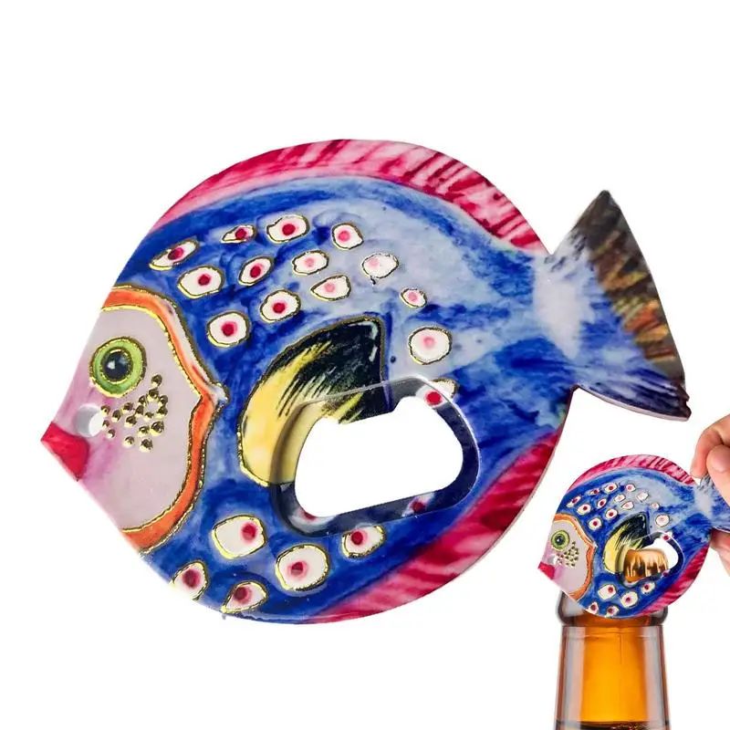 Fish Bottle Opener Multifunctional Fridge Magnets Refrigerator Magnetic Decal Beer Bottle Opener Decorative Holiday Magnets
Fish Bottle Opener Multifunctional Fridge Magnets Refrigerator Magnetic Decal Beer Bottle Opener Decorative Holiday Magnets