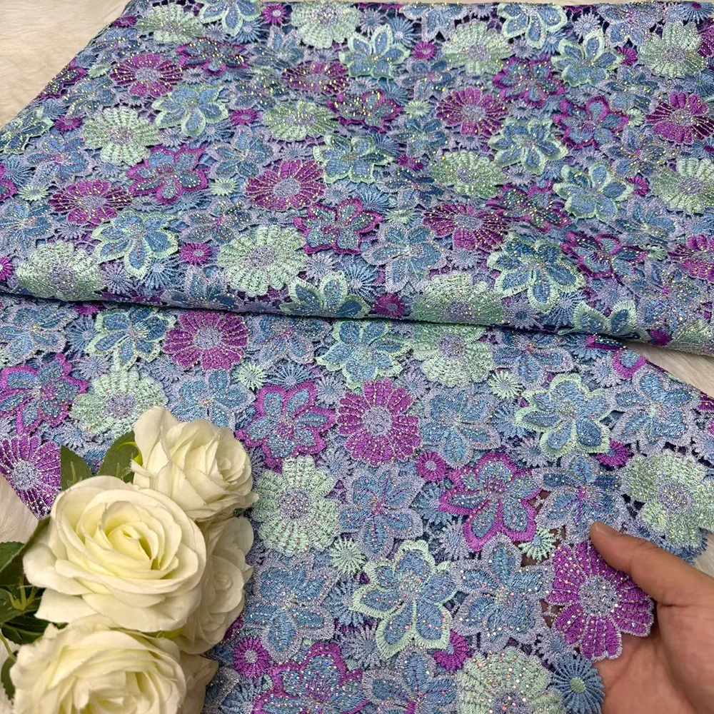 Newest Embroidered African Guipure Cord Lace With Stones Traditional inspired Garment Women Water Soluble Fabric Occasional Wear
Newest Embroidered African Guipure Cord Lace With Stones Traditional inspired Garment Women Water Soluble Fabric Occasional Wear