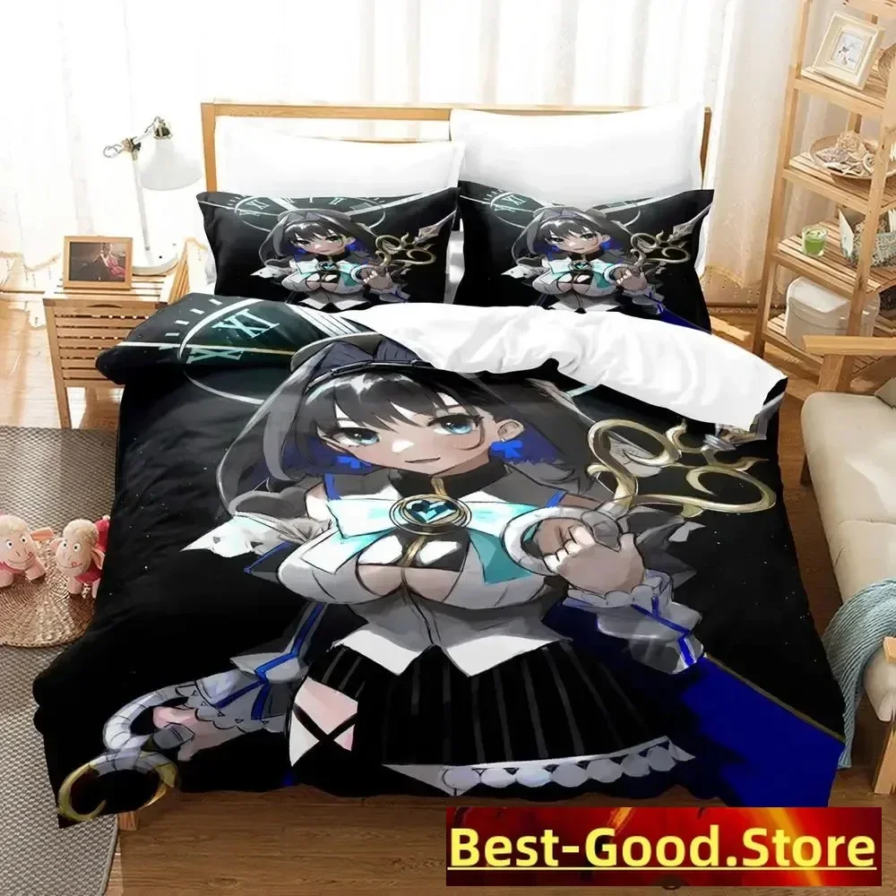 Ouro Kronii Bedding Set Single Twin Full Queen King Size Bed Set Adult Kid Bedroom Duvetcover Sets Anime parure de lit Bed
Ouro Kronii Bedding Set Single Twin Full Queen King Size Bed Set Adult Kid Bedroom Duvetcover Sets Anime parure de lit Bed