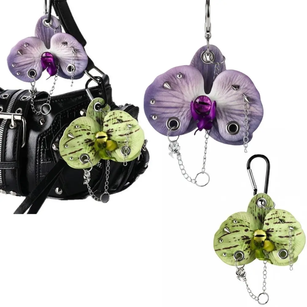 Simulation Flower Butterfly Orchid Keychain Tassel Pendant Handmade Drilling and Puncture Simulation Flower Keyring
Simulation Flower Butterfly Orchid Keychain Tassel Pendant Handmade Drilling and Puncture Simulation Flower Keyring