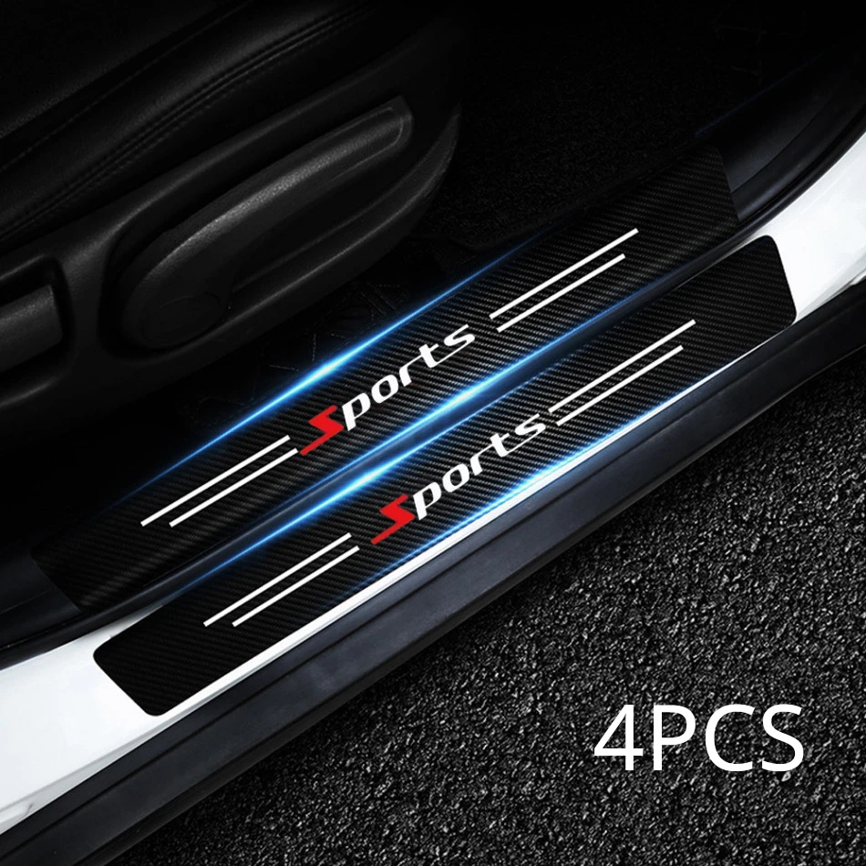 4PCS Car Door Sill Protector Decal Car Sports Trunk Sticker Carbon Fiber Car Door Plate Sill Scuff Cover Anti Scratch Stickers
4PCS Car Door Sill Protector Decal Car Sports Trunk Sticker Carbon Fiber Car Door Plate Sill Scuff Cover Anti Scratch Stickers
