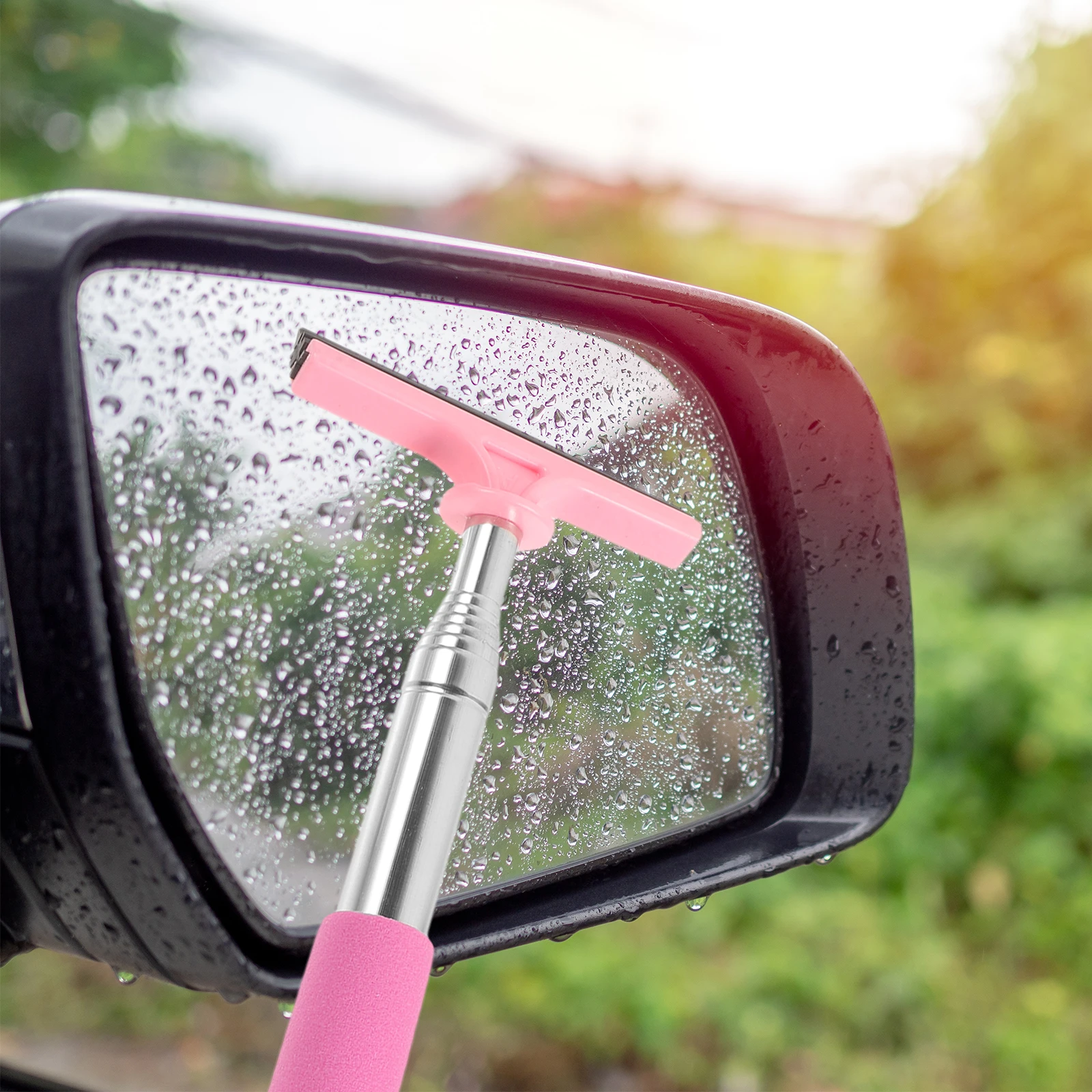 Rear View Mirror Wiper Black Telescopic Car Side Mirror Cleaner Compact Design Universal Rubber Strip Water Removal Efficient
Rear View Mirror Wiper Black Telescopic Car Side Mirror Cleaner Compact Design Universal Rubber Strip Water Removal Efficient