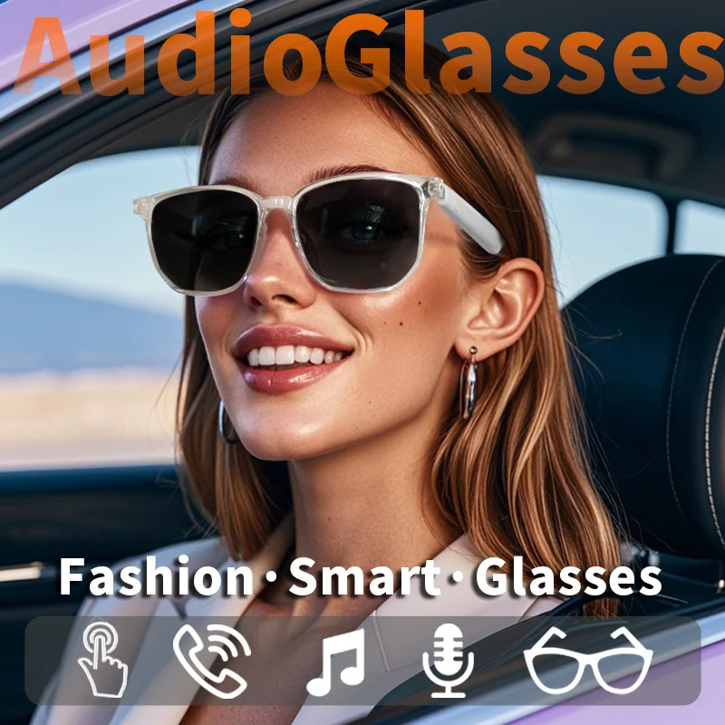 Smart Glasses: Bluetooth 5.3 chip, wireless earbuds, UV400 protection, touch controls, calls, music, blue light-blocking glasses
Smart Glasses: Bluetooth 5.3 chip, wireless earbuds, UV400 protection, touch controls, calls, music, blue light-blocking glasses
