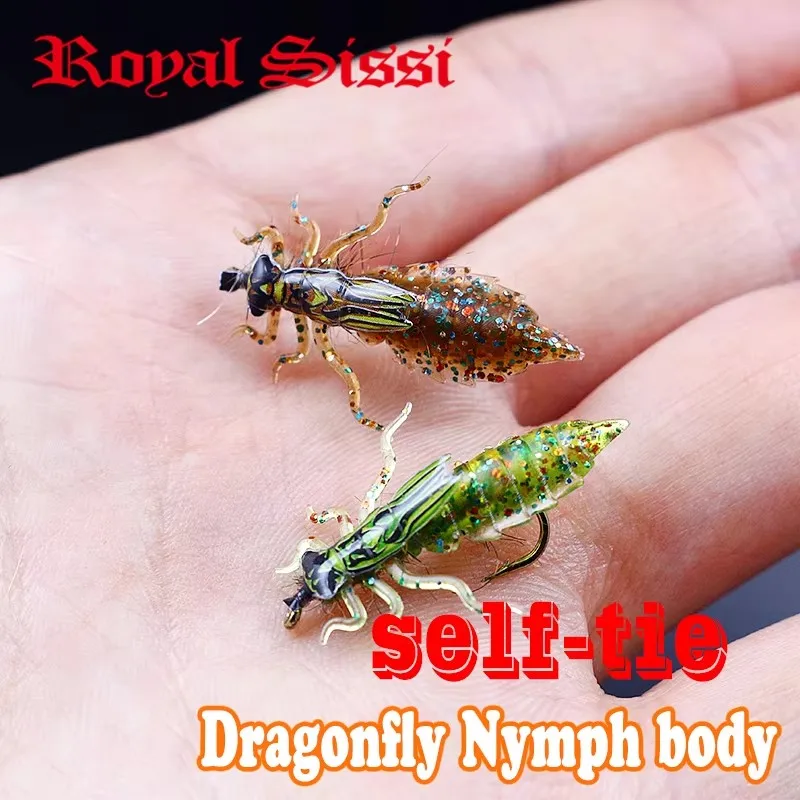 Royal Sissi 20pcs set fly tying dragonfly nymph rubber body&legs pack synthetic with matched 10#nymph hooks fly tying materials
Royal Sissi 20pcs set fly tying dragonfly nymph rubber body&legs pack synthetic with matched 10#nymph hooks fly tying materials