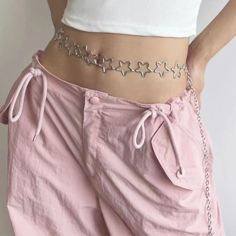 Y2k Star Metal Waist Chain Women's Belt Dress Short Skirt Cute Heart Chain Belt Student Girl Dress Waist Belt
Y2k Star Metal Waist Chain Women's Belt Dress Short Skirt Cute Heart Chain Belt Student Girl Dress Waist Belt