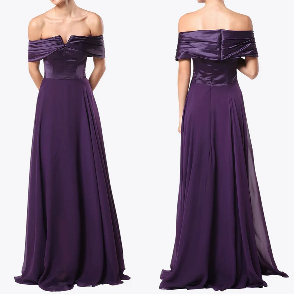 Customized Elegant Off-shoulder Chiffon Dress A-Line Evening Dresses Formal Exquisite High Quality Prom Party Gowns for Women
Customized Elegant Off-shoulder Chiffon Dress A-Line Evening Dresses Formal Exquisite High Quality Prom Party Gowns for Women