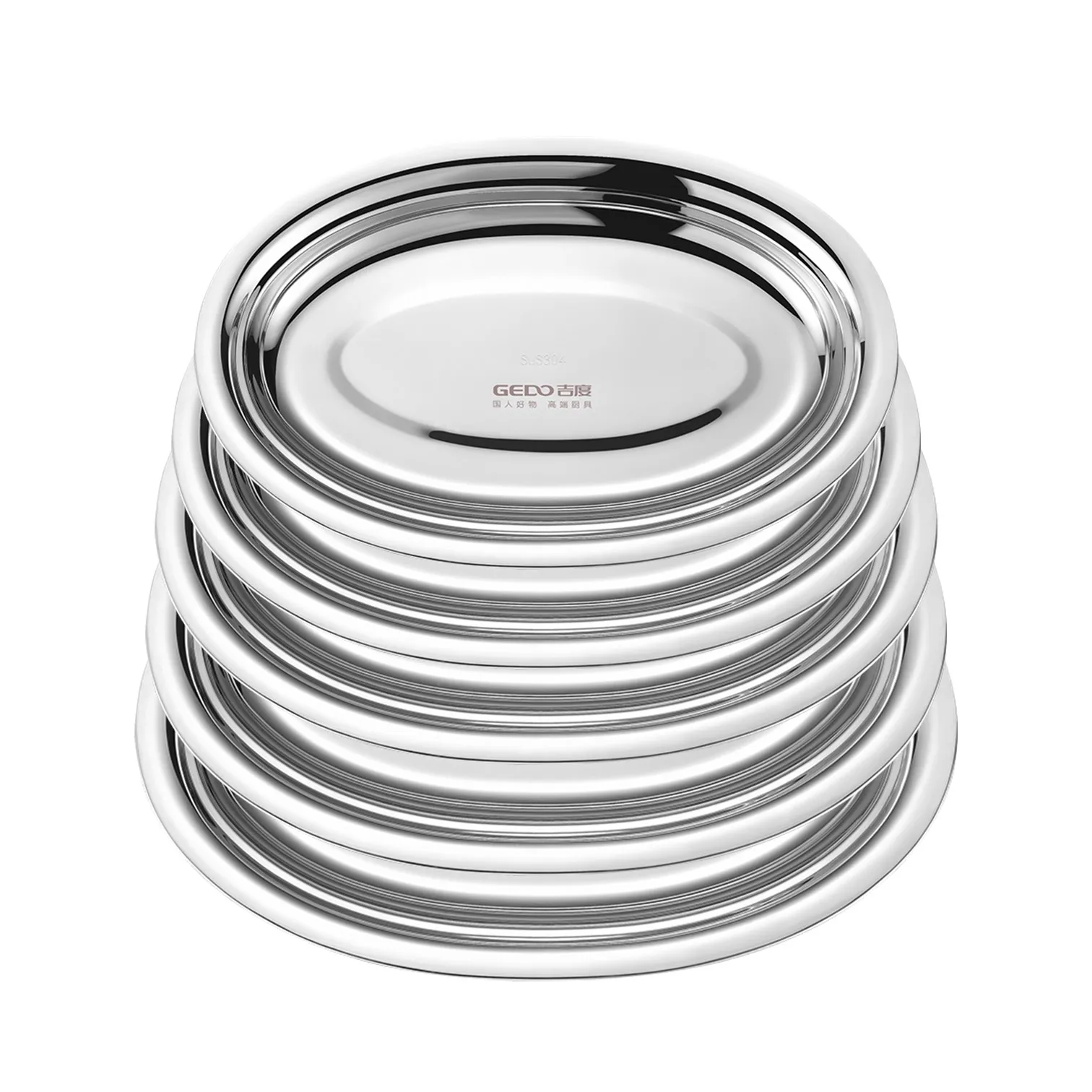 LFGB Certification 304 Stainless Steel Kitchen Elliptic Dish Fall Resistant Fish Steaming Plate Well Polished Banquet Tableware
LFGB Certification 304 Stainless Steel Kitchen Elliptic Dish Fall Resistant Fish Steaming Plate Well Polished Banquet Tableware