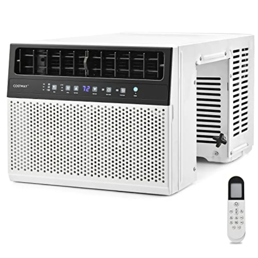 Window AC unit for home use, ABS plastic, white, 12000 BTU cooling capacity with energy saver modes, ultra quiet operation, cov
Window AC unit for home use, ABS plastic, white, 12000 BTU cooling capacity with energy saver modes, ultra quiet operation, cov