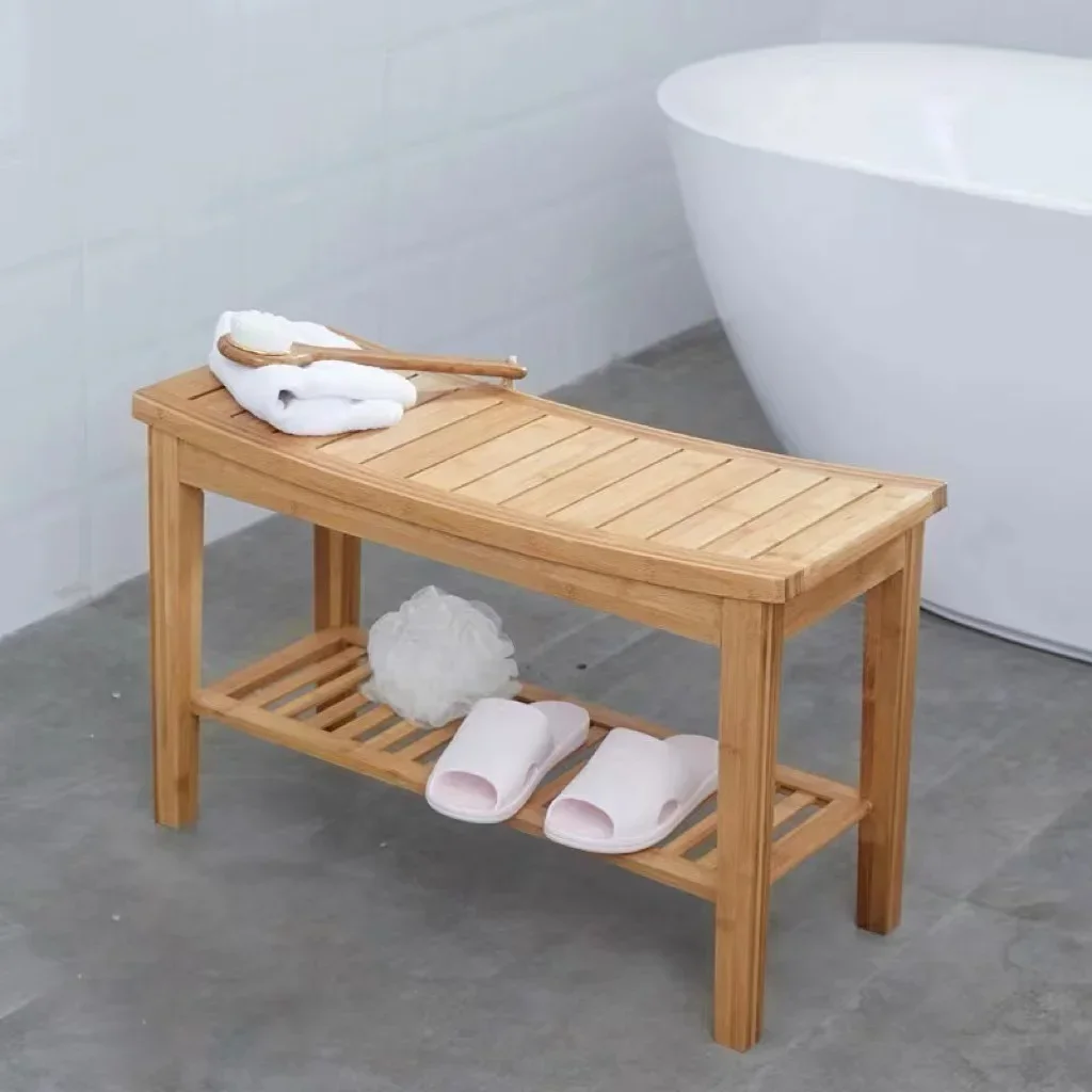 Shower Stool With Storage Shelf, Water Resistant & Non-Slip Design Shower Seat For Bathroom, Living Room, Bedroom
Shower Stool With Storage Shelf, Water Resistant & Non-Slip Design Shower Seat For Bathroom, Living Room, Bedroom