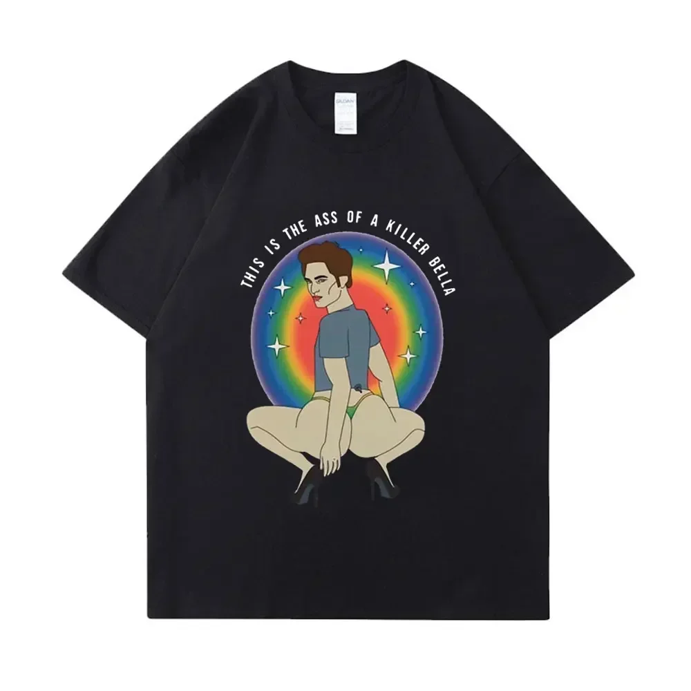 This is a Killer Bella T-shirt butt Twilight graphic fun T-shirt for Men Women High quality 100% cotton T-shirt for men
This is a Killer Bella T-shirt butt Twilight graphic fun T-shirt for Men Women High quality 100% cotton T-shirt for men