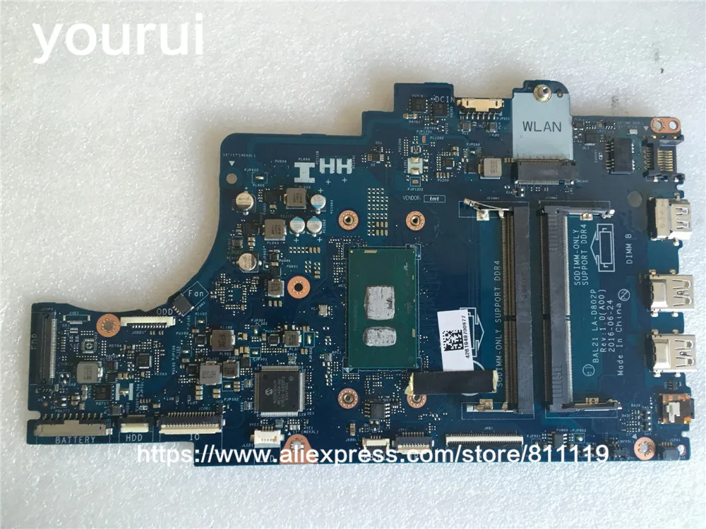 CSRZSZ CN-057K0H 057K0H 57K0H BAL21 LA-D802P FOR DELL Inspiron 15 5567 5767 Laptop Motherboard With I3-7100U DDR4 100% Tested ma
CSRZSZ CN-057K0H 057K0H 57K0H BAL21 LA-D802P FOR DELL Inspiron 15 5567 5767 Laptop Motherboard With I3-7100U DDR4 100% Tested ma